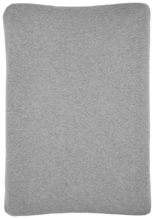 Meyco Baby Knit Basic skötbäddsskydd - grå melange - 50x70cm