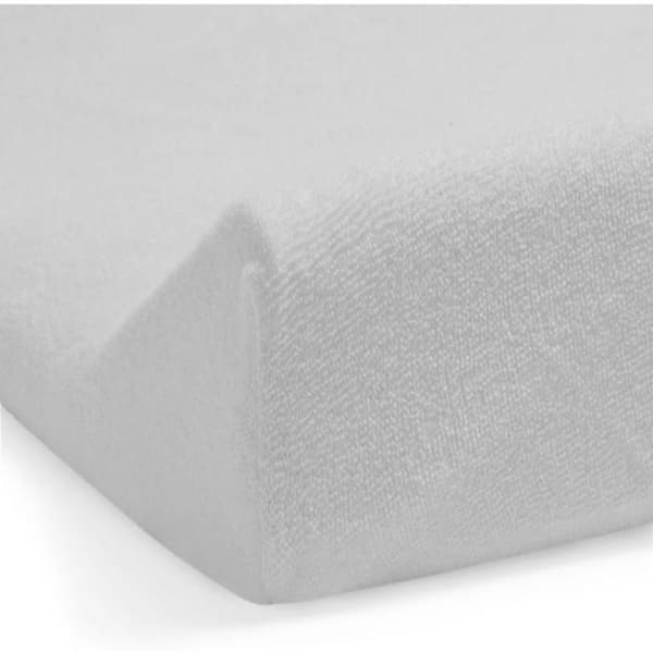 Skötunderläggsöverdrag - JOLLEIN - Vit svamp - 100% bomull - 50x70 cm - Blandat