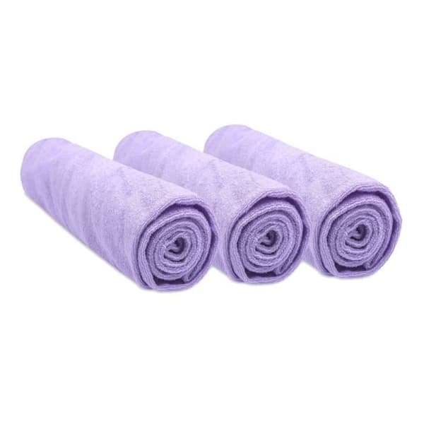 Skyddsskydd - EASY DORT - Set med 3 - Bomullssvamp - Stretchig - Parma Lila - Bekväm