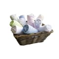 Miniatyrbillede 2 af 2: Babylagen - DOMIVA - Pakke med 2 - Jersey - Oeko-Tex - Hvid/Sky - 70 x 140 cm