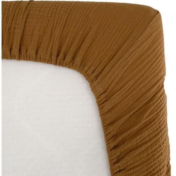 Swaddling lakan - DOMIVA - AU FIL DE L'EAU - Karamell - 70 x 140 cm