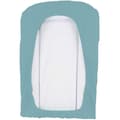 Miniatyrbild 4 av 4: Domiva Set med 2 skötbäddsöverdrag - 50 x 75 cm - Polycotton Svamp - Vit/Nil
