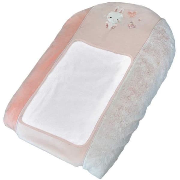 Lapinou skötbädd med överdrag - Rosa - 50 x 75 cm
