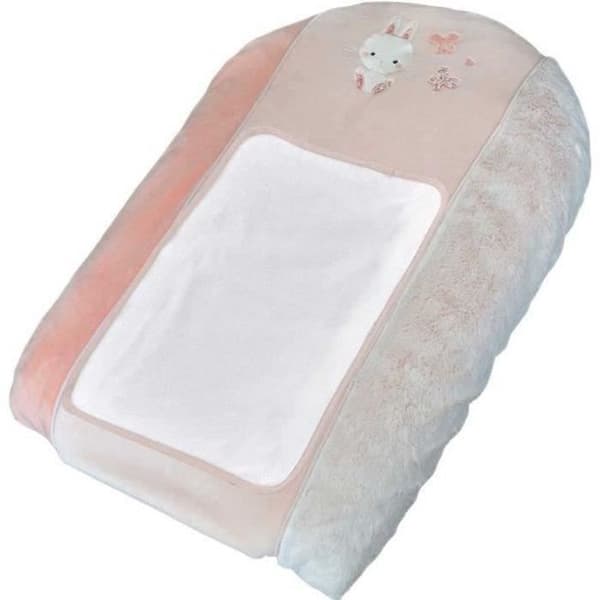 Lapinou skötbädd med överdrag - Rosa - 50 x 75 cm