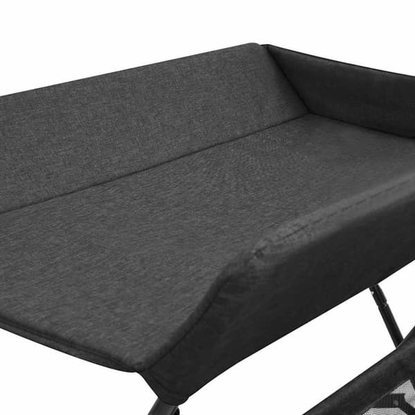 vidaXL puslebord jern antracitgrå