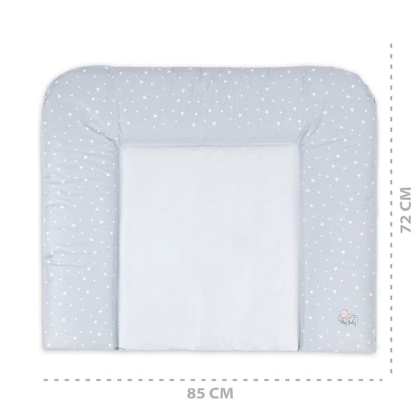 Skötunderlägg skötmatta baby 85 x 72 cm - skötunderlägg skötmatta vattentät skötunderlägg mjuk grå
