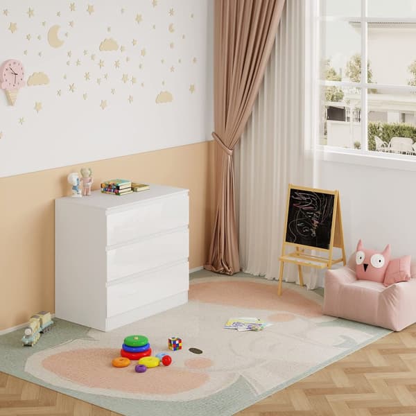 Rootz vauvanvaihtoratkaisu - Lastenhoitotarvike - Diapering Delight - Baby Care Essential - Valkoinen ja kiiltävä - Tilaa säästävä muotoilu - Kompakti
