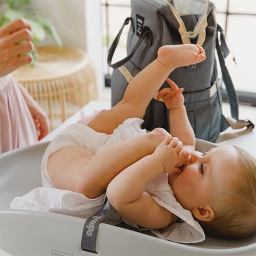 Bumbo Pusleunderlag, pudderblå