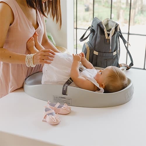 Bumbo Pusleunderlag, pudderblå