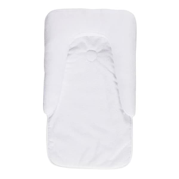 CANDIDE - Mysig skötbädd, 0-36 månader, Halkfri, Vattenavvisande, Made In France, 70x50x10cm (Chiné Grey)