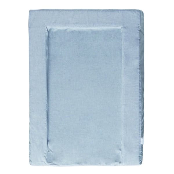 CANDIDE - Mysig skötbädd, 0-36 månader, Halkfri, Vattenavvisande, Made In France, 70x50x10cm (Chiné Grey)