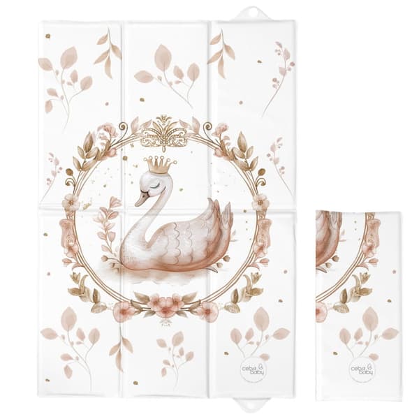 Vikbar skötbädd 60x40 Glamour Style, Ceba Baby