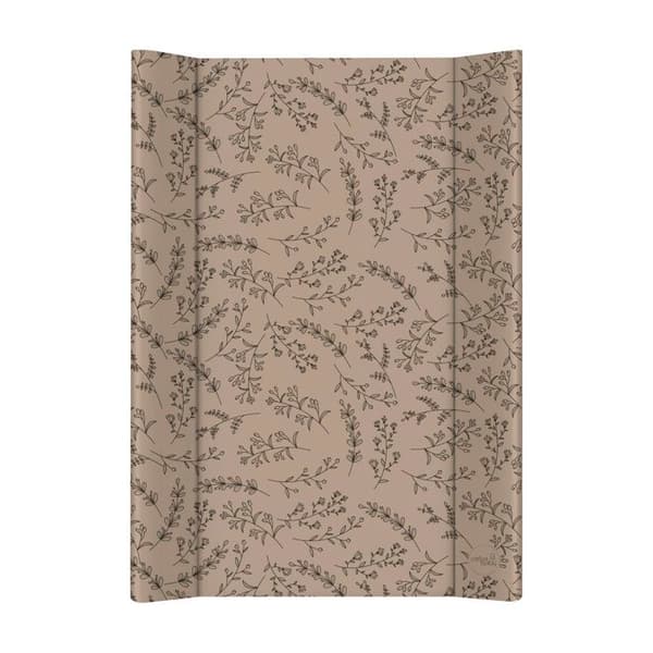 Ceba Baby Tjock tvättbar skötmatta - Blommor, 70x50 cm - Öko-Tex certifierad, Vattentålig