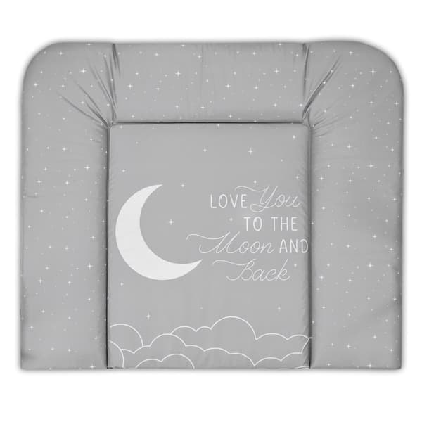 Puslemåtte puslebordsunderlag baby 85 x 72 cm - puslemåtte puslebordsunderlag vandtæt puslemåtte blød galaxy
