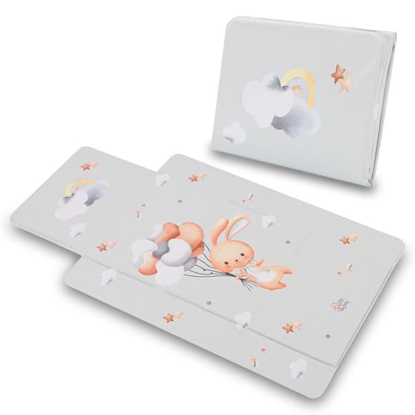 Skötbädd Skötbädd för resor 77x44 cm Tvättbara skötbäddar för bebisar Liten hopfällbar och vattentät skötbädd, perfekt för Wi