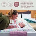 Miniatyrbild 3 av 4: Ceba Baby Tjocktvättbar Skötmatta - Gås, 50x70 cm - Öko-Tex certifierad, Vattentät