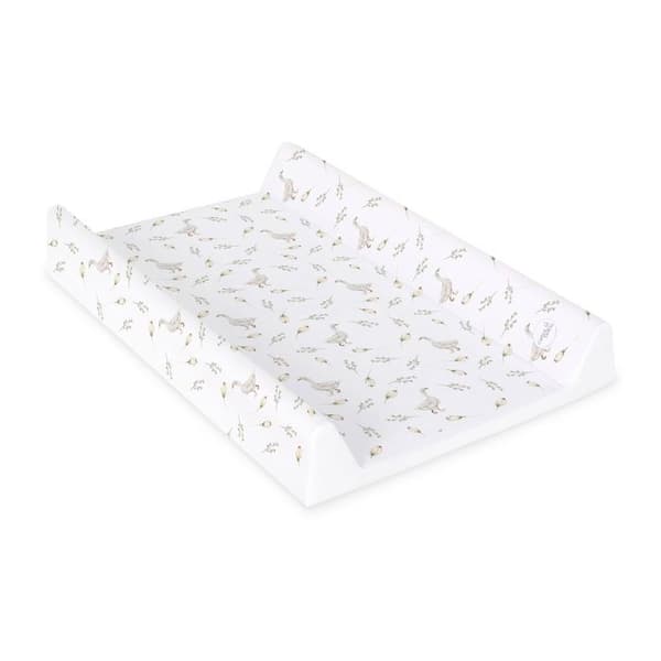 Ceba Baby Tjock och tvättbar skötmatta - Gås, 70x50 cm - Öko-Tex certifierad, Vattentät