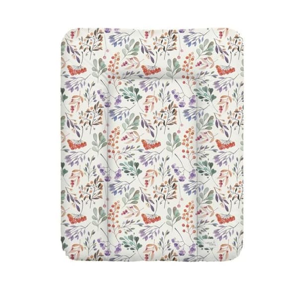 Ceba Baby Tjock tvättbar skötmatta - Rowanberry, 50x70 cm - Certifierad Öko-Tex, Vattentät