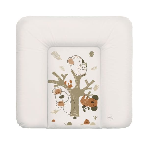 Ceba Baby Matta för blöjbyten tjock tvättbar - Koala, 75x72 cm - Certifierad Öko-Tex, Vattentålig