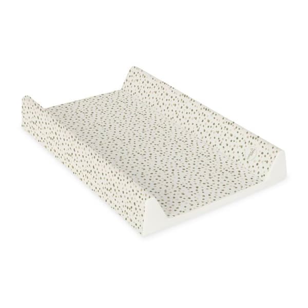 Ceba Baby Tjock tvättbar skötmatta profilerad mjuk kort, Fläckar, 70x50 cm - Öko-Tex certifierad, Vattentät