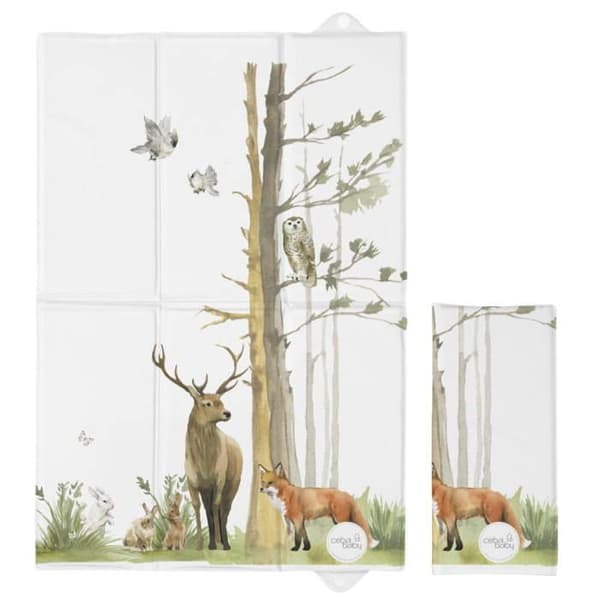 Fällbart skötbädd 60x40 Woodland, Ceba Baby