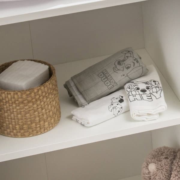 DISNEY 101 Dalmatiner Set med 3 swaddles - 60 x 60 cm