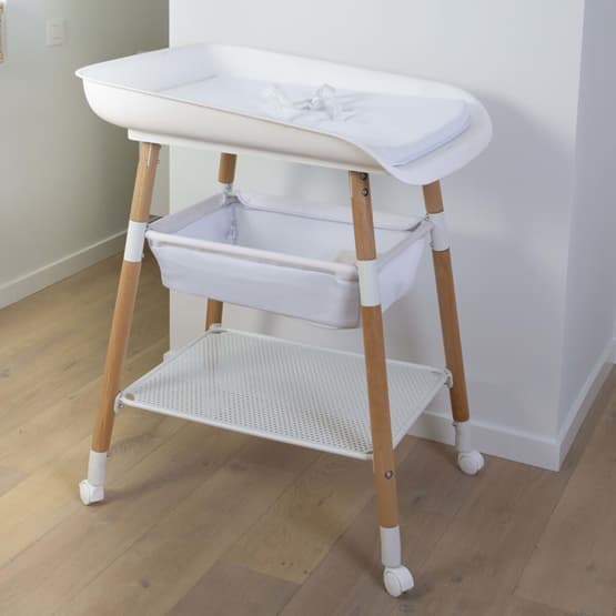 Childhome Skötbord Evolux Vit Naturlig