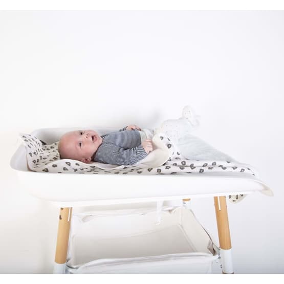 Childhome Skötbord Evolux Vit Naturlig