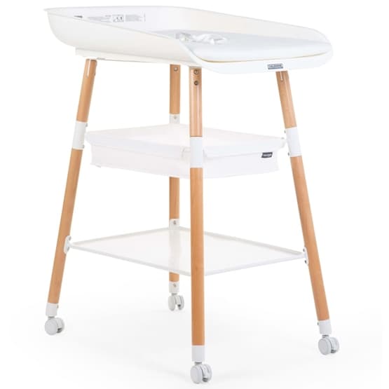 Childhome Skötbord Evolux Vit Naturlig