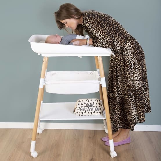 Childhome Skötbord Evolux Vit Naturlig