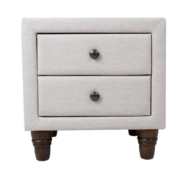 Natbord EMILIA lys beige