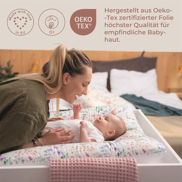 Ceba Baby® blød puslebord 75x72 cm - Baby pusleunderlag - Drømmer