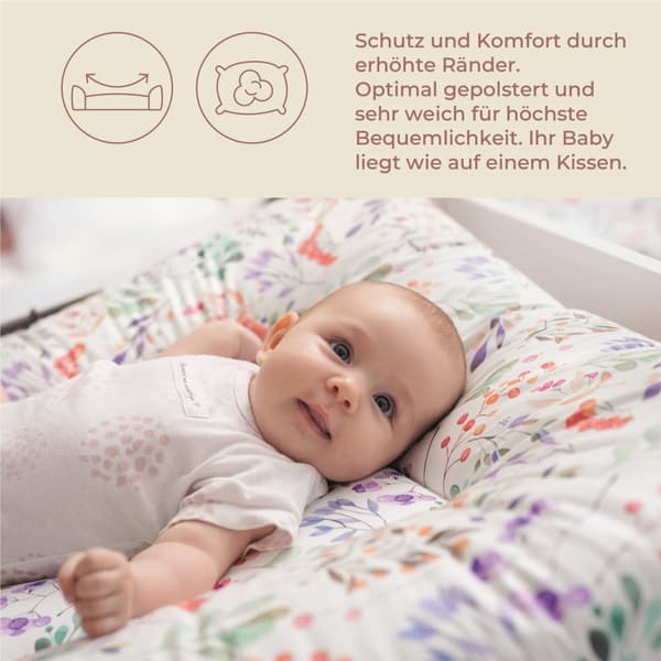 Ceba Baby® pehmeä hoitoalusta 50x70 cm - Vauvan hoitoalusta - Ystävät