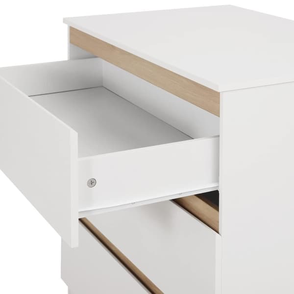Rootz 2-in-1 vauvan hoitopöytä - lastentarhan lipasto - Säilytysyksikkö - Mukava korkeus - Turvallinen muotoilu - Runsaasti säilytystilaa - 80 cm x 48