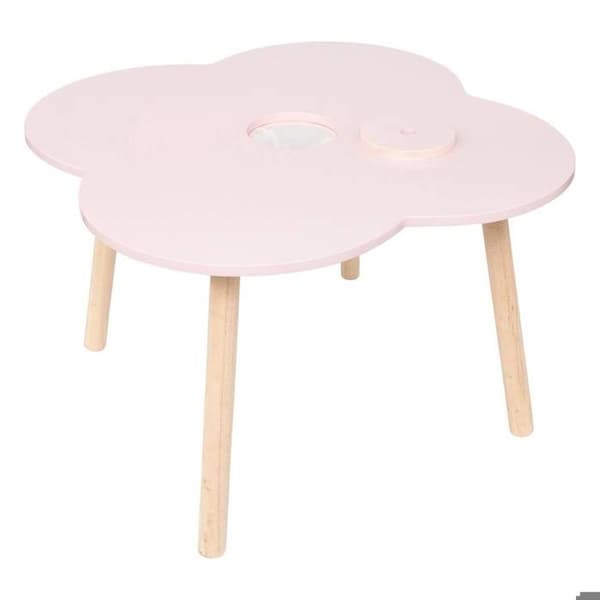 Barnbord "Ally" rosa 51x51x40cm - Atmosphera inredningsskapare - Rosa