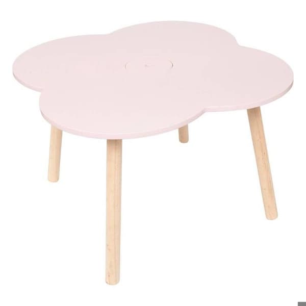 Barnbord "Ally" rosa 51x51x40cm - Atmosphera inredningsskapare - Rosa