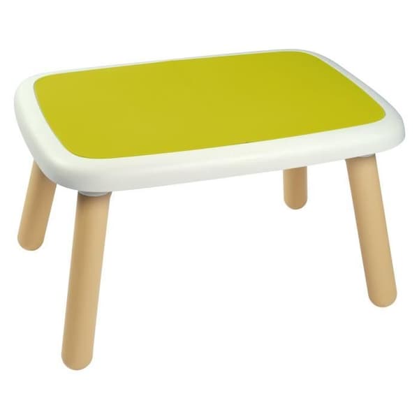 SMOBY - KID Grönt barnbord - Anti UV - 4 barn - Tillverkat i Frankrike