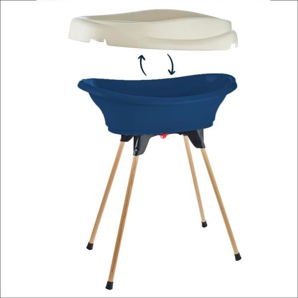 Skötbord och badkarspaket - THERMOBABY - VASCO - Ocean Blue - 2 i 1