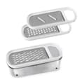 Miniatyrbillede 1 af 6: Rivejern med beholder Metaltex Rap-Box 3-i-1 ABS Akryl (21 cm)