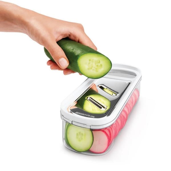 Säiliöllinen raastin Metaltex Rap-Box 3-in-1 ABS Akryyli (21 cm)