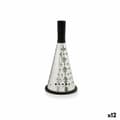 Miniatyrbillede 1 af 3: Rivejern Kinvara KT224145PA Sort Sølvfarvet Rustfrit stål ABS TPR 11,5 x 24,5 x 11,5 cm (12 enheder)