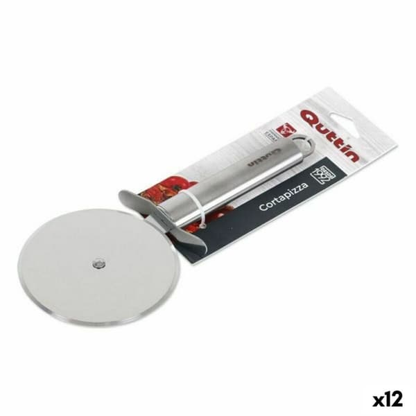 Pizzaleikkuri Quttin 55422 (21,5 x 9 cm) Ruostumaton teräs 21,5 x 9 x 2 cm (12 osaa)