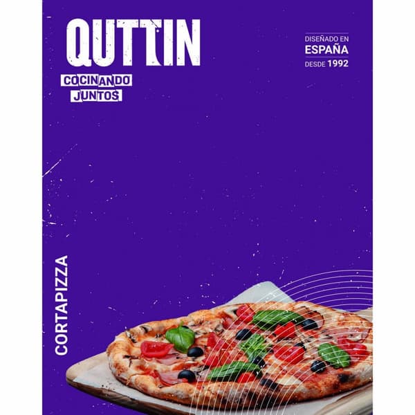 Pizza-cutter Quttin Stål 10 x 8,5 cm (24 enheder)
