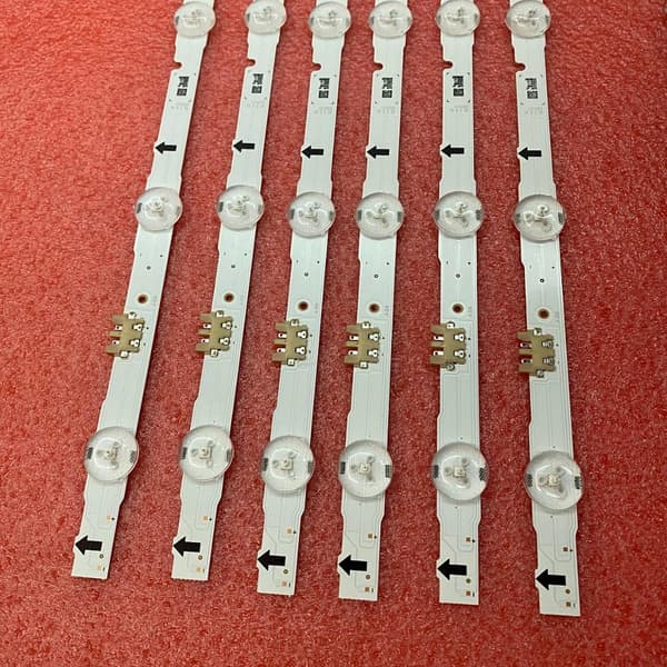 LED-stripe, 12 stk., Kompatibel med Samsung TV'er