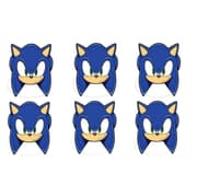 Sonic Masker 6 stk Børnefester Party Mask