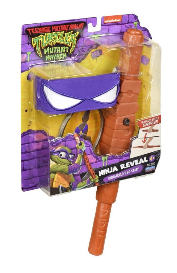 Turtles Mutant Mayhem Ninjautrustning Donatellos Bo Staff