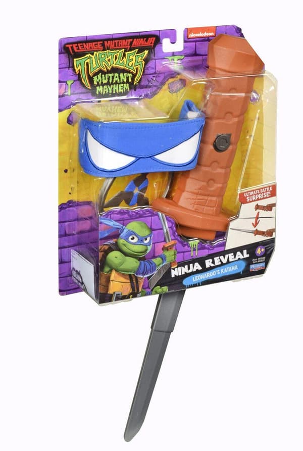 Turtles Mutant Mayhem Ninja udstyr Leonardos Katana