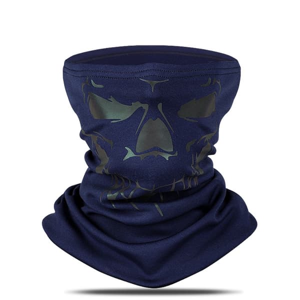 Bandana Mask Face Mask Kaulanlämmitin Tuulenpitävä Balaclava - Sininen