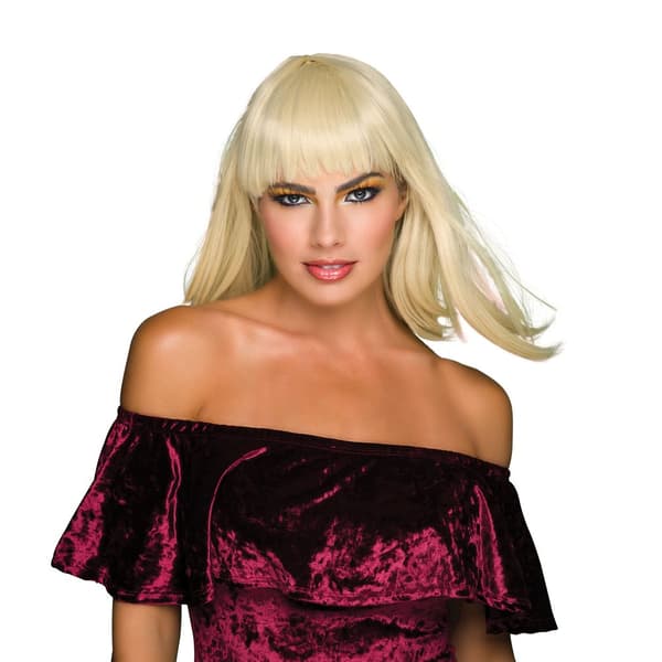 Bristol Novelty Vuxen chic peruk Blonde One Size