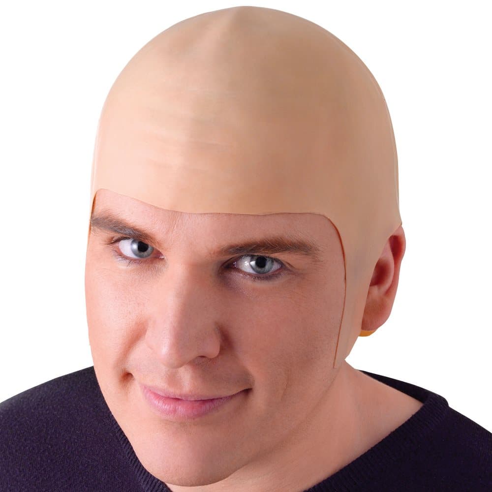 Bristol Novelty Unisex Vuxna Bald Head Cap
